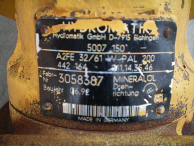 LIEBHERR   A310  5007150 - MOTOR DE GIRO - Imagen 5