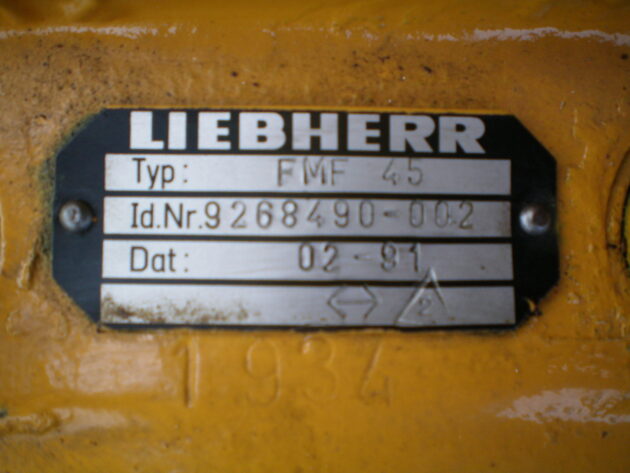 LIEBHERR   A912 LITRONIC  9268490 - MOTOR DE GIRO FMF45 - Imagen 5