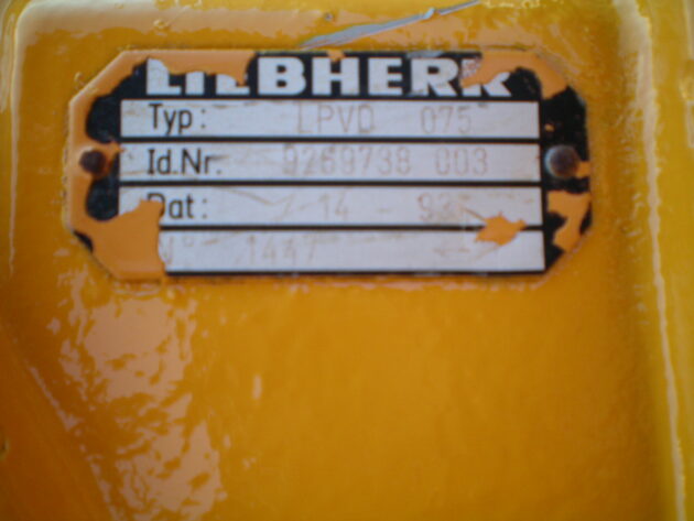 LIEBHERR  R902 LITRONIC  9269738 - BOMBA HIDRÁULICA PRINCIPAL LPVD075 - Imagen 5