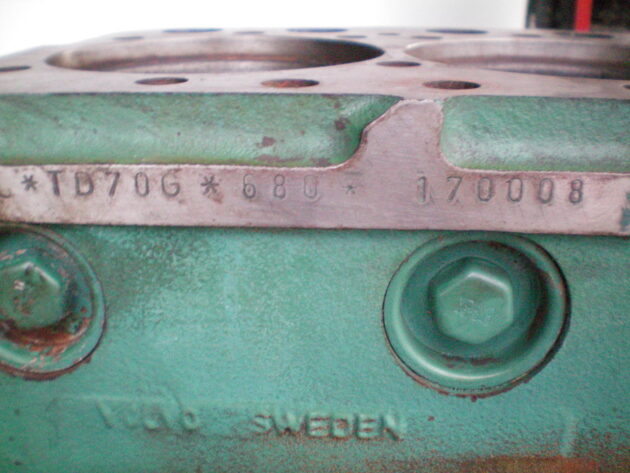 VOLVO  5350  VOE466700 - BLOQUE MOTOR TD70G - Imagen 2