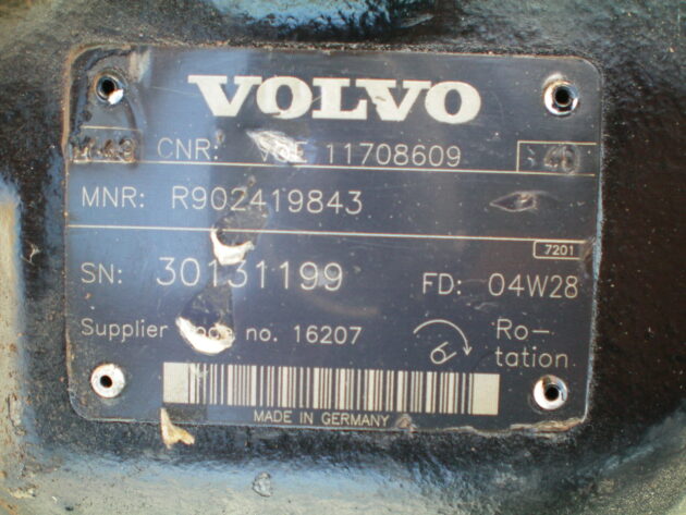 VOLVO  A35  11708609 - BOMBA HIDRÁULICA - Imagen 4