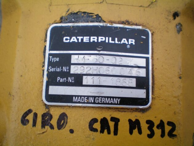 CATERPILLAR   M312  157-0422 - MOTOR DE GIRO - Imagen 4