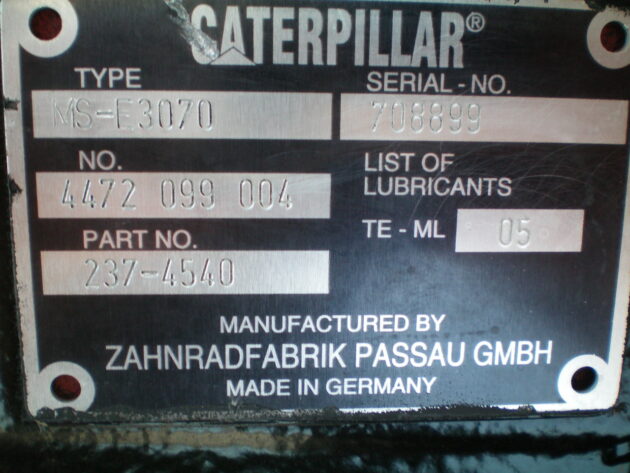 CATERPILLAR   M322C  269-2412 - CARCASA CENTRAL DEL DIFERENCIAL DELANTERO - Imagen 6
