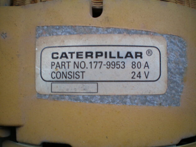 CATERPILLAR   365BLMEII  177-9953 - ALTERNADOR 24V. - Imagen 5
