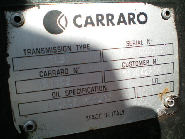 CASE   580SLE  119042A1 - CAJA DE CAMBIOS CARRARO TLB1 - Imagen 6