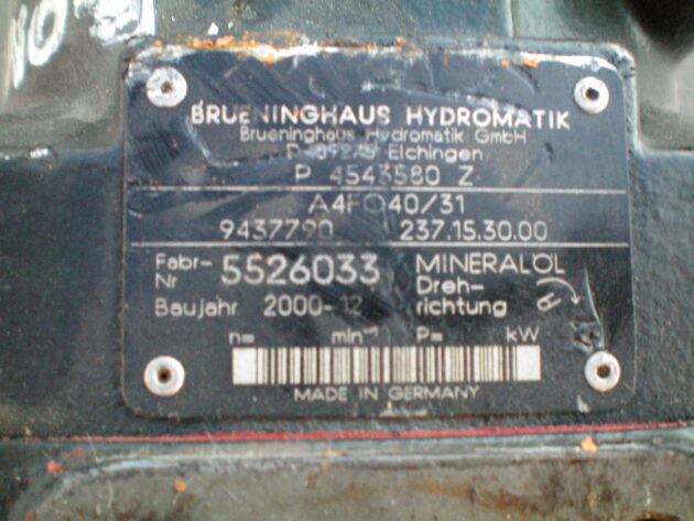 CASE   1288CK (CKB)  P-4543580 - BOMBA DE GIRO HYDROMATIK A4F040/31 - Imagen 5