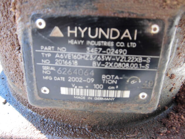 HYUNDAI   ROBEX 450LC7   - MOTOR DE TRANSLACIÓN - Imagen 5