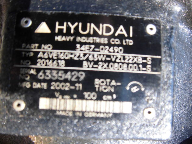 HYUNDAI   ROBEX 450LC7   - MOTOR DE TRANSLACIÓN - Imagen 5