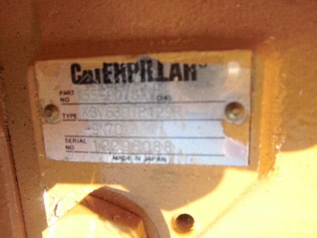 CATERPILLAR  317BL  155-9079 - BOMBA HIDRÁULICA PRINCIPAL K3V63DTP129R - Imagen 6