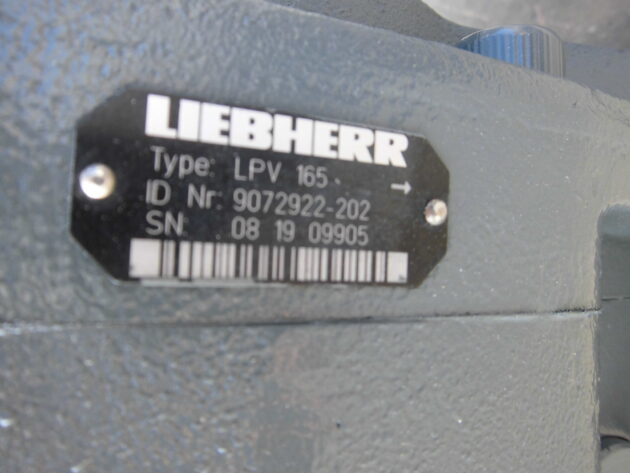 LIEBHERR  R954C LITRONIC  9072922 - BOMBA HIDRÁULICA PRINCIPAL  LPV165 - Imagen 6