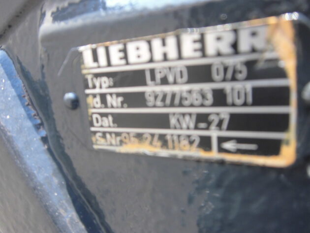 LIEBHERR  A902 IND.  9277563 - BOMBA HIDRÁULICA PRINCIPAL LPVD075 - Imagen 7