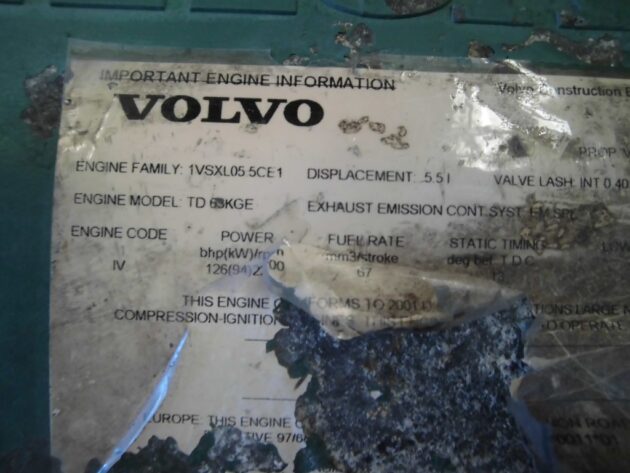 VOLVO  L70D  VOE8188103 - MOTOR TÉRMICO TD63KGE - Imagen 8