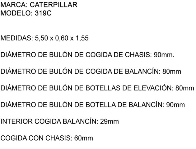 CATERPILLAR  319CL  214-5753 - PLUMA - Imagen 9