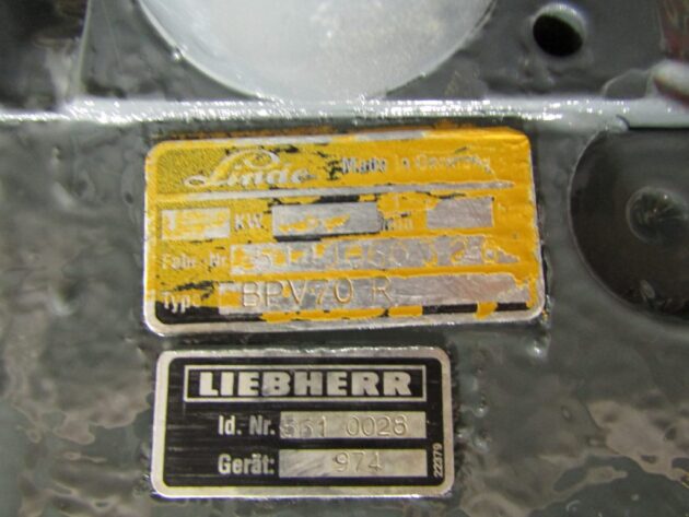 LIEBHERR  R964B LITRONIC  5615150 - BOMBA DE GIRO BPV70 - Imagen 8