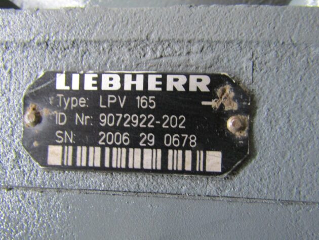 LIEBHERR  R954CHD LITRONIC  9072922 - BOMBA HIDRÁULICA PRINCIPAL LPV165 - Imagen 8