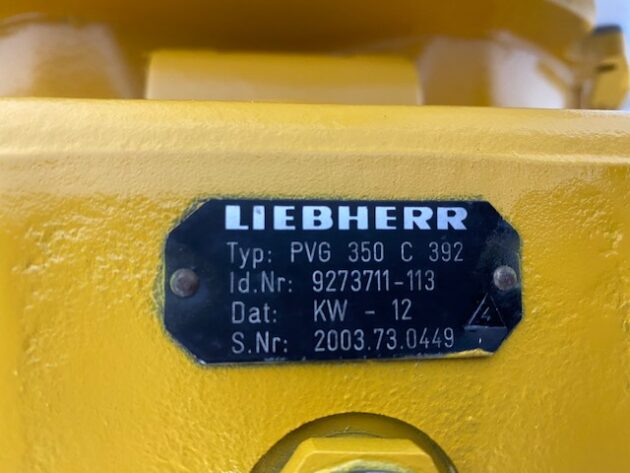 LIEBHERR  R954BHD LITRONIC  9273711 - CAJA DE BOMBAS PVG350 - Imagen 8