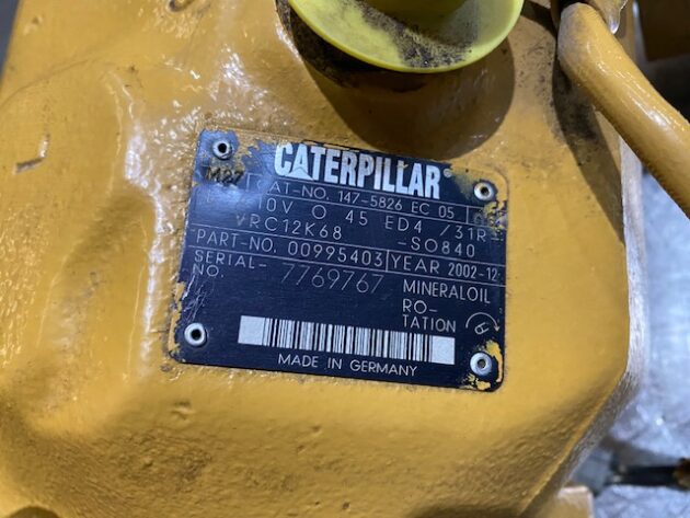 CATERPILLAR 365BLME-II - 147-5826 - PUMP GROUP - HYDRAULIC FAN A10V045ED4/31R - Image 8