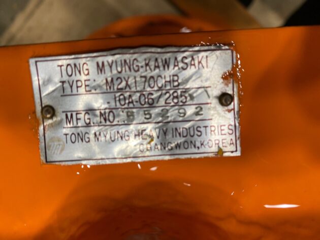 DAEWOO SOLAR 280LC3 - 2401-9141C - SWING MOTOR M2X170CHB - Image 5