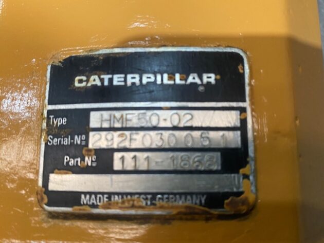 CATERPILLAR  M318  111-1868 - MOTOR DE GIRO HMF50-02 - Imagen 8