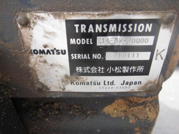 KOMATSU WA470-5 - 714-07-20000 - TRANSMISSION - Image 9