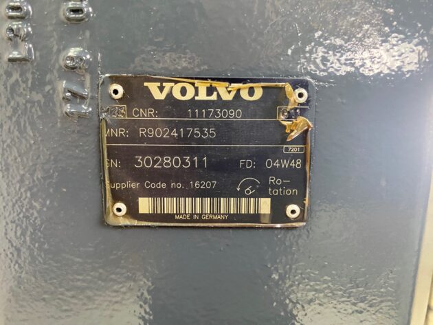 VOLVO  L120E  11173090 - BOMBA HIDRÁULICA PRINCIPAL - Imagen 9