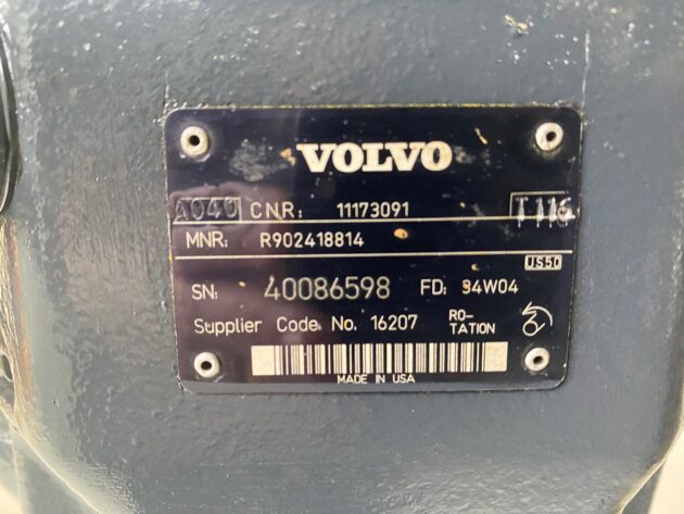 VOLVO  L120E  11173091 - BOMBA HIDRÁULICA PRINCIPAL - Imagen 8