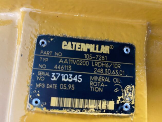 CATERPILLAR  350L  105-7281 - BOMBA DE GIRO AA11V0200LRDH6/10R - Imagen 9