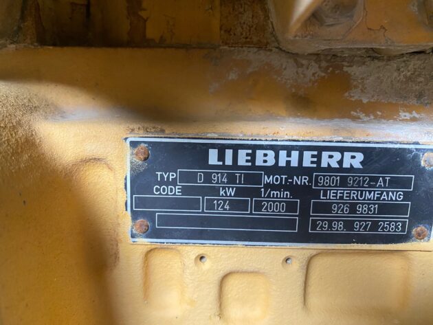 LIEBHERR  R932 LITRONIC  9269831 - MOTOR TÉRMICO D914TI - Imagen 8