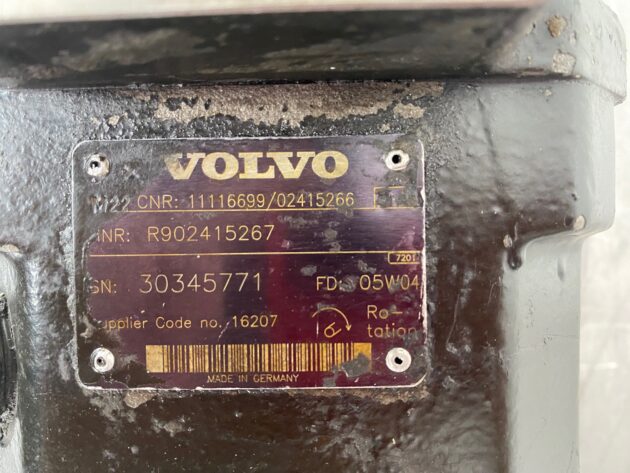 VOLVO  A40D  11708990 - BOMBA HIDRÁULICA - Imagen 9