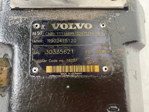 VOLVO  A40D  11708991 - BOMBA HIDRÁULICA - Imagen 9