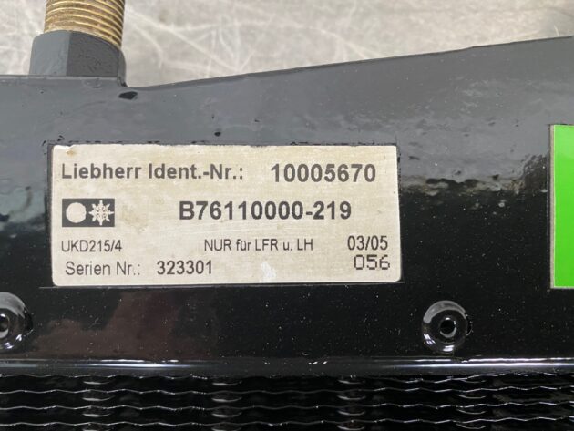 LIEBHERR  R934CHDSL LITRONIC  10005670 - RADIADOR DE AIRE ACONDICIONADO - Imagen 8