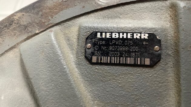 LIEBHERR  A904 IND.  9073988 - BOMBA HIDRÁULICA PRINCIPAL LPVD075 - Imagen 9