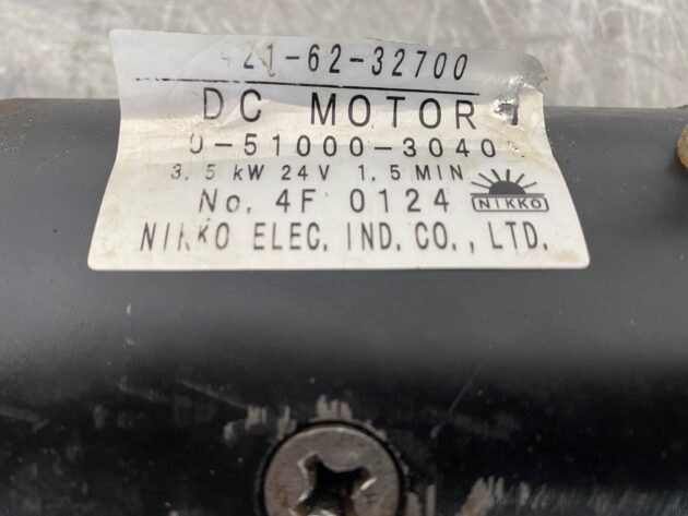 KOMATSU  WA380-5H  421-62-32700 - MOTOR Y BOMBA DE EMERGENCIA DE DIRECCIÓN - Imagen 8